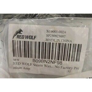 RED WOLF stereo wiring harness Xc0001-0024 2003–2018 Ford, Lincoln, and Mercury